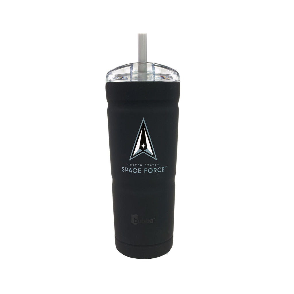 U.S. Space Force Stainless Steel Tumbler 24oz Double Wall with Straw