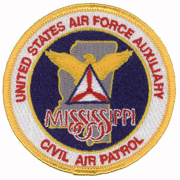 Civil Air Patrol Patch: Mississippi Wing w/ HOOK