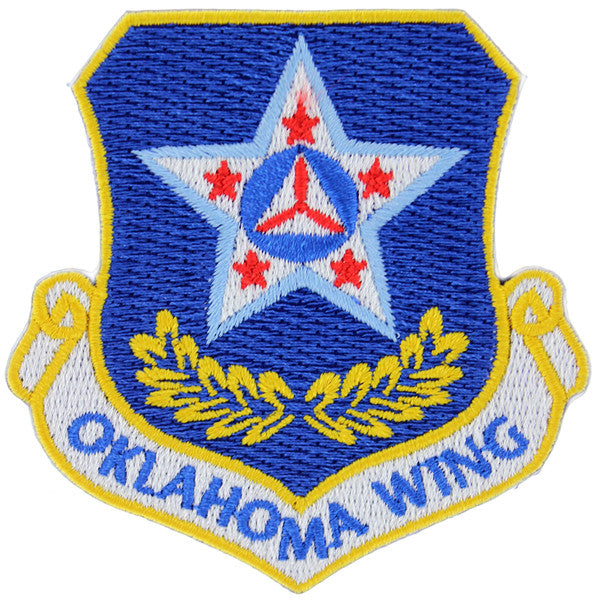 Civil Air Patrol Patch: Oklahoma Wing w/ HOOK