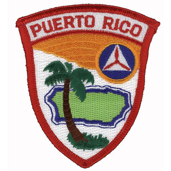 Civil Air Patrol Patch: Puerto Rico Wing w/ HOOK