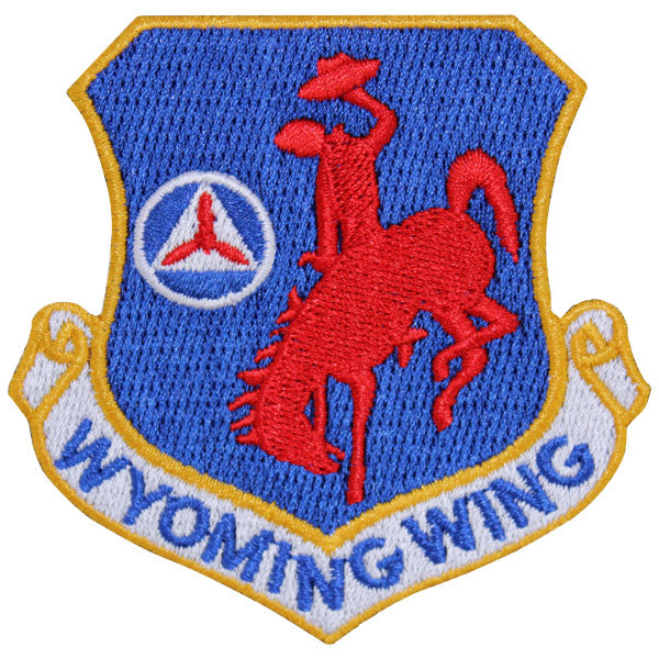 Civil Air Patrol Patch: Wyoming Wing w/ HOOK