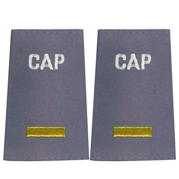 Civil Air Patrol Grey Epaulet: Second Lieutenant - female