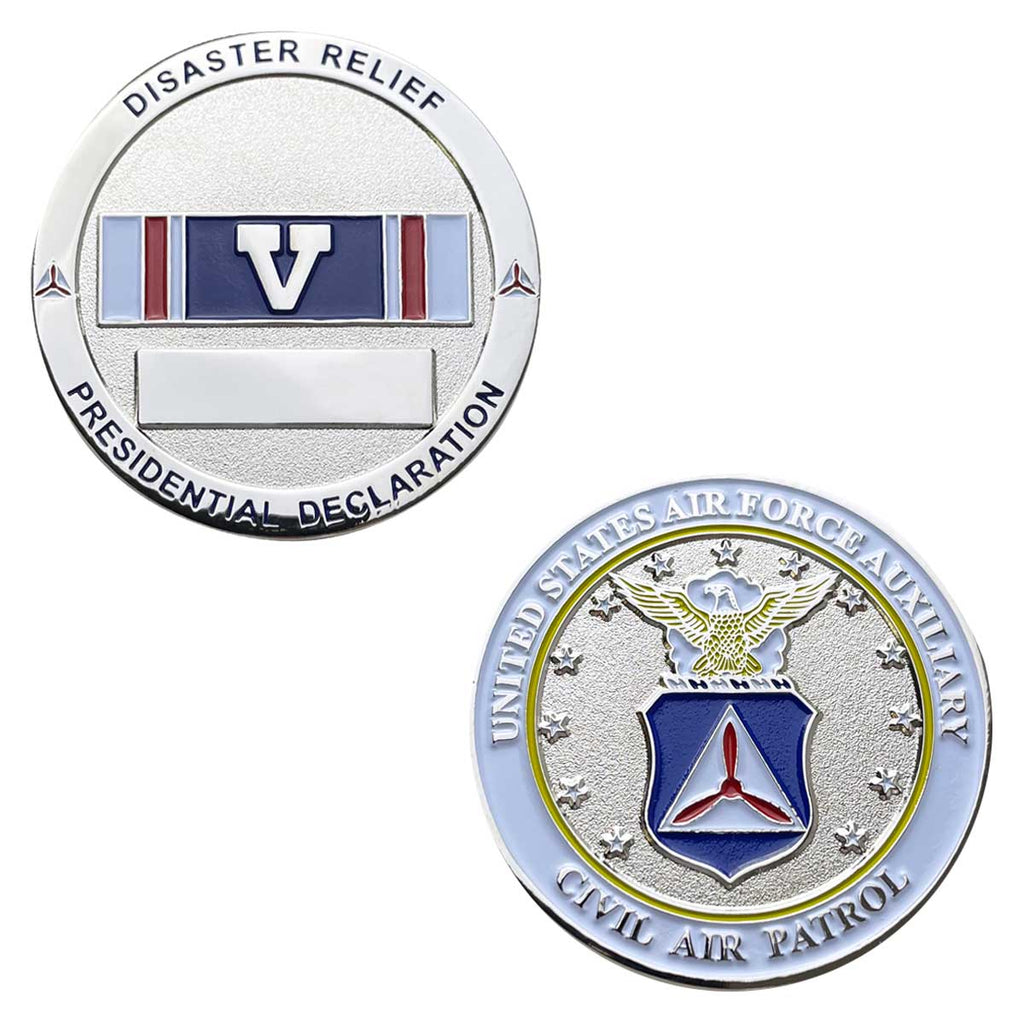 Civil Air Patrol: Disaster Relief Coin with V