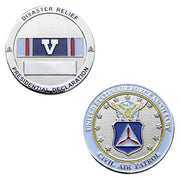 Civil Air Patrol: Disaster Relief Coin with V