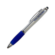 Civil Air Patrol Pen: Ball Point Pin with Blue Gripper - Silver Tone