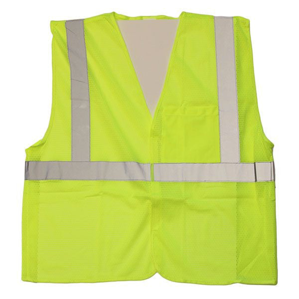 Civil Air Patrol Lime Yellow Break Away Safety Vest - ANSI Class II Approved