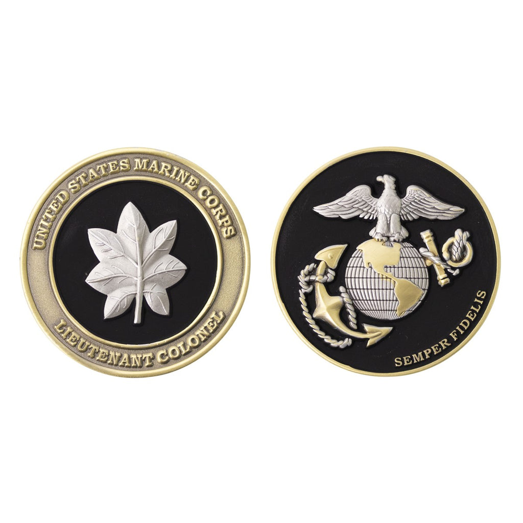 Marine Corps Coin: Lieutenant Colonel 1.75