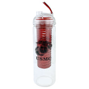 Marine Corps 27oz Single Wall Bottle with Infuser - Black print