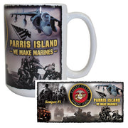 Marine Corps Mug -  MCRD Parris Island - We Make Marines