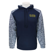 USNSCC Badger Sweatshirt: Hooded Navy Blue