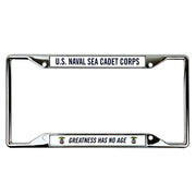 USNSCC License Plate Frame: GREATNESS HAS NO AGE