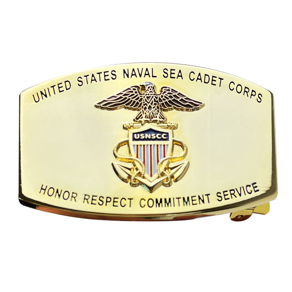 USNSCC Buckle With logo - Gold