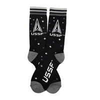 Space Force Custom Woven Crew Socks with Logo