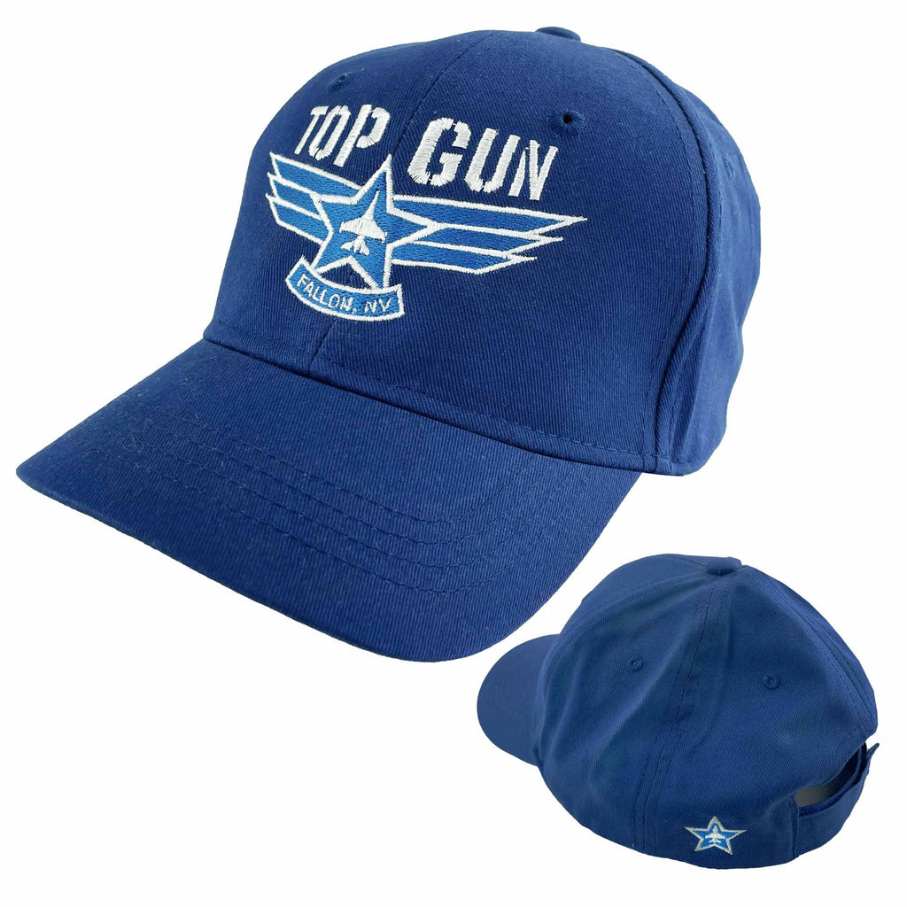 Top Gun Shield Ball Cap with Adjustable Strap - Blue