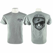 Top Gun Helmet T-Shirt - Gray XXL