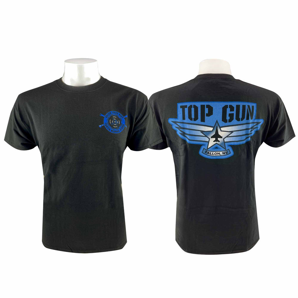 Top Gun T-Shirt United States Navy Fighter Weapons School - Black Tee
