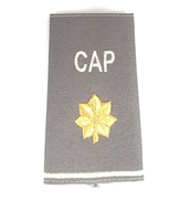 Civil Air Patrol Grey Epaulets: Major - male