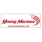 Young Marines: Magnet with Red Young Marines logo