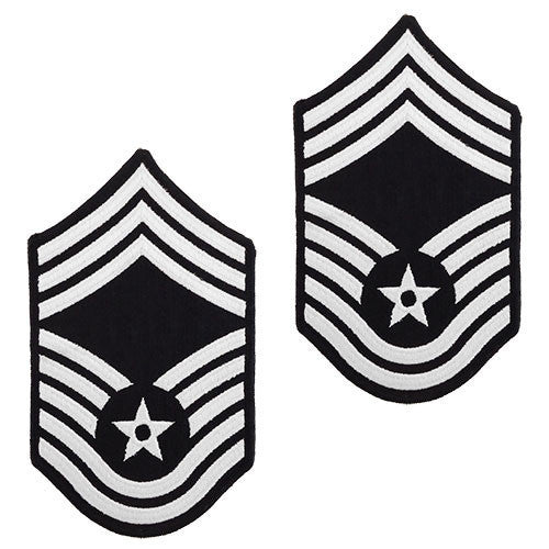Air Force Embroidered Chevron: Chief Master Sergeant - large color