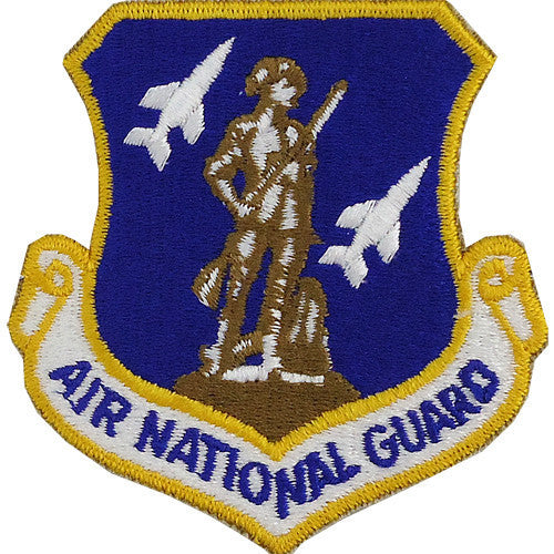 Air Force Patch: Air National Guard - color with Hook closure