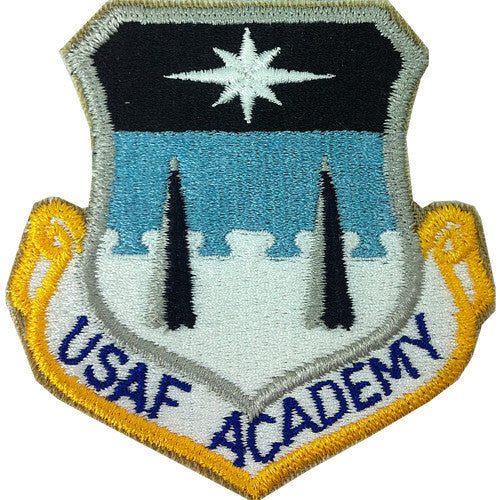 Air Force Patch: Air Force Academy - color with hook closure