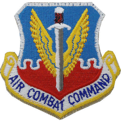 Air Force Patch: Air Combat Command - color with hook closure