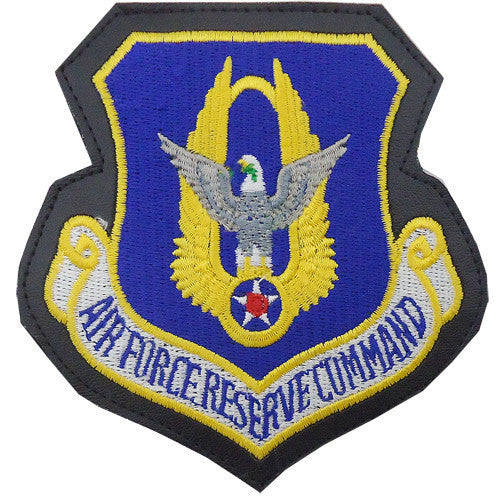 Air Force Patch: Reserve Command - leather with hook closure