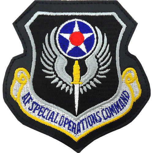 Air Force Patch: Air Force Special Operations - leather with hook closure