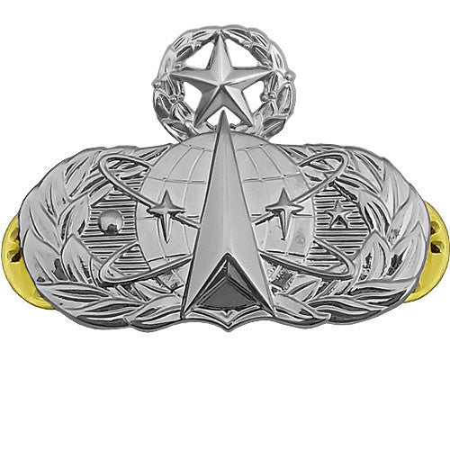 Air Force Badge: Space Operations: Master - midsize