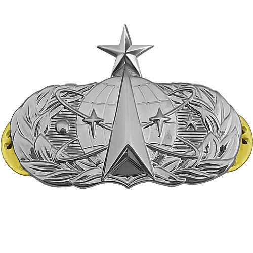 Air Force Badge: Space Operations: Senior - midsize