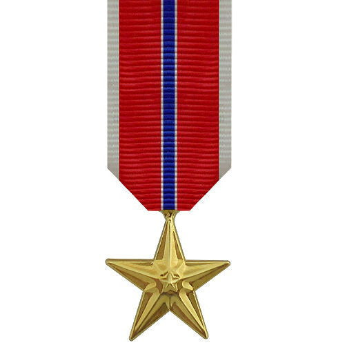Miniature Medal- 24k Gold Plated: Bronze Star