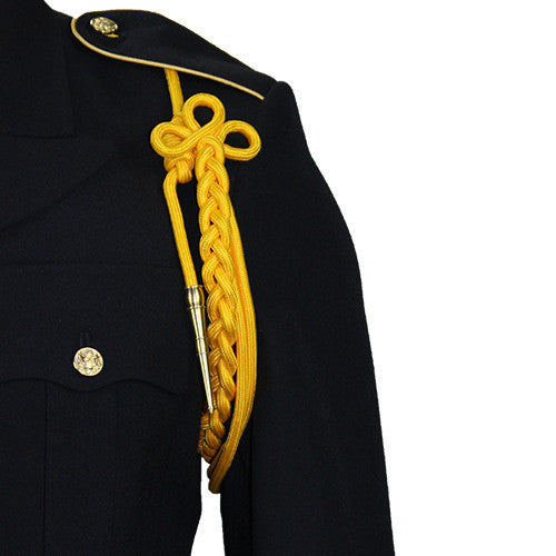 Army Shoulder Cord: 2720 Gold Rayon with Brass Tip