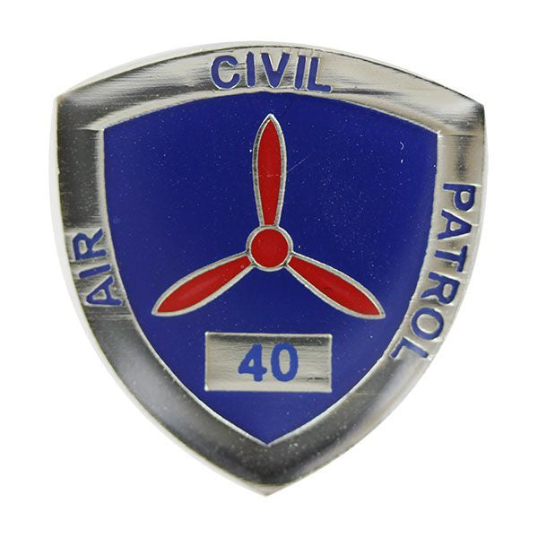 Civil Air Patrol:  Lapel Pin for 40 Years of Service