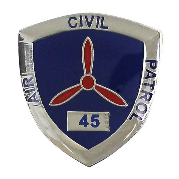 Civil Air Patrol:  Lapel Pin for 45 Years of Service