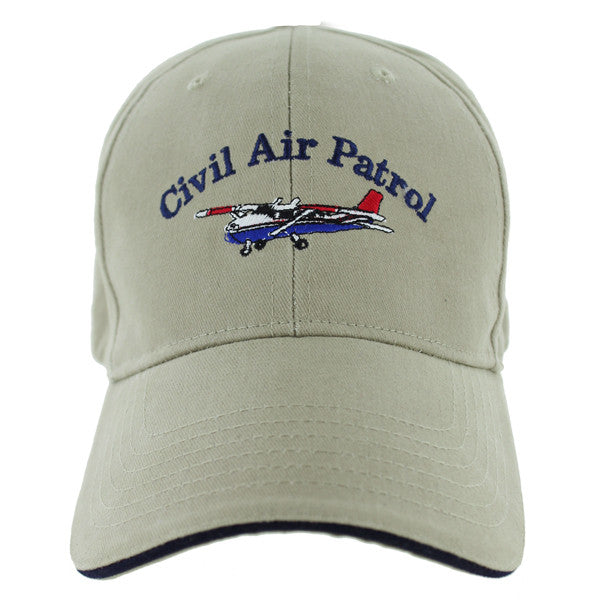 Civil Air Patrol: Ball Cap Khaki with Cessna