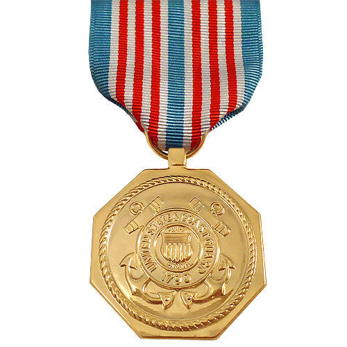 Full Size Medal: U.S. Coast Guard Medal for Heroism - 24k Gold Plated