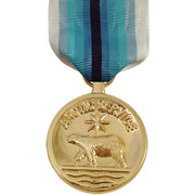 Full Size Medal: Coast Guard Arctic Service - 24k Gold Plated