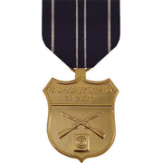 Full Size Medal: Coast Guard Expert Rifle - 24k Gold Plated