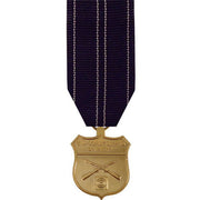 Miniature Medal- 24k Gold Plated: Coast Guard Expert Rifle