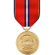 Full Size Medal: Coast Guard Reserve Good Conduct - 24k Gold Plated