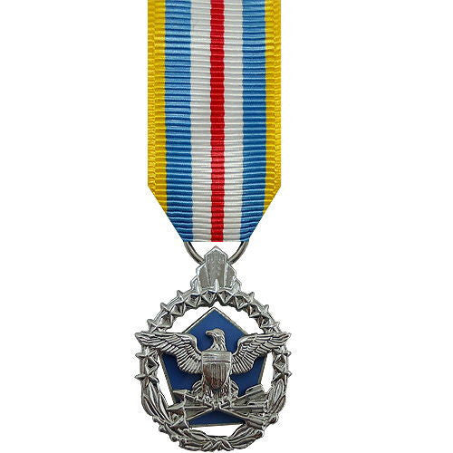 Miniature Medal- 24k Gold Plated: Defense Superior Service