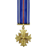 Miniature Medal- 24k Gold Plated: Distinguished Flying Cross