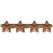 NO PRONG Ribbon Attachments: Four Stars Mounted on a Bar - bronze