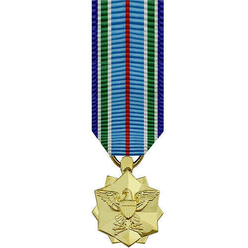 Miniature Medal: Joint Service Achievement - 24k Gold Plated