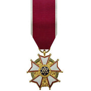 Miniature Medal: Legion Of Merit - 24k Gold Plated