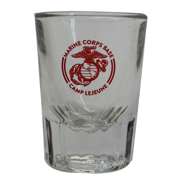 Marine Corps Shot Glass - Camp Lejeune 2oz