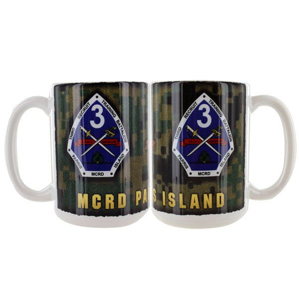 Marine Corps Mug -  Parris Island 3rd Recruit Battalion