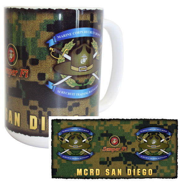 Marine Corps Mug -  MCRD San Diego 3rd Recruit Training Battalion