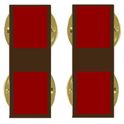 Marine Corps Collar Device: Warrant Officer 1 - subdued metal