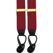 Army Suspenders: Ordnance - leather ends